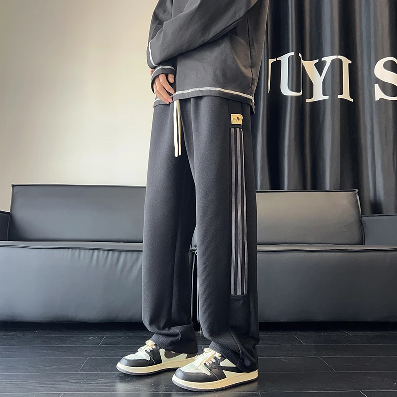 霄桂姿秋季新款休闲裤男潮牌宽松百搭直筒裤男士潮流运动卫裤潮流