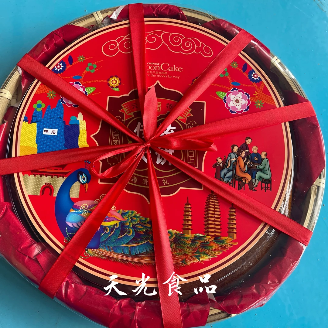 云南簸箕装团圆大荞饼荞三香