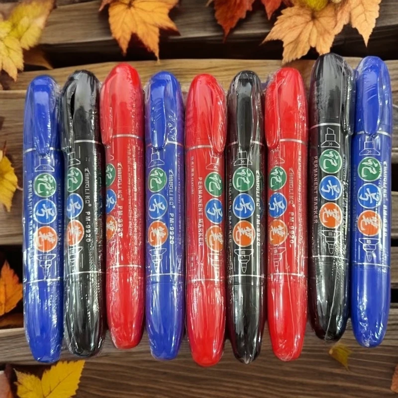1012 三色两头大记号笔