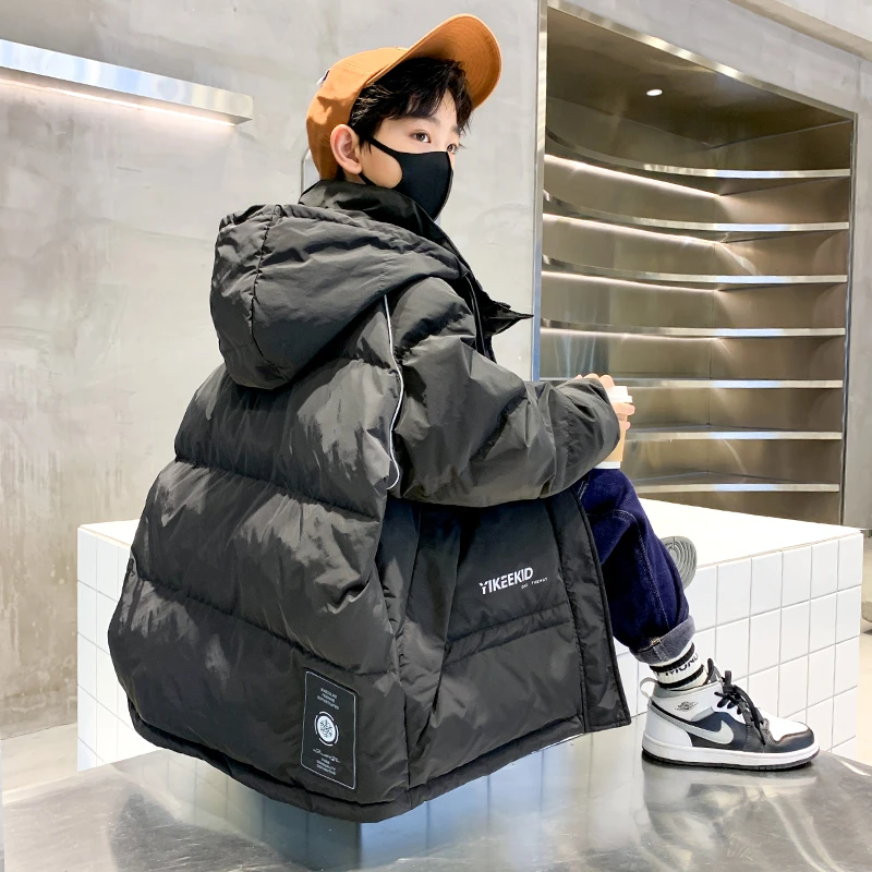 男童羽绒服冬季2023新款洋派儿童炸街冬装加厚外套潮男孩中大童装