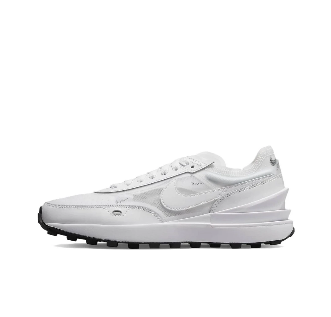 36.5码/230 全新正品 Nike Waffle 织物皮革白色 DC2533-103