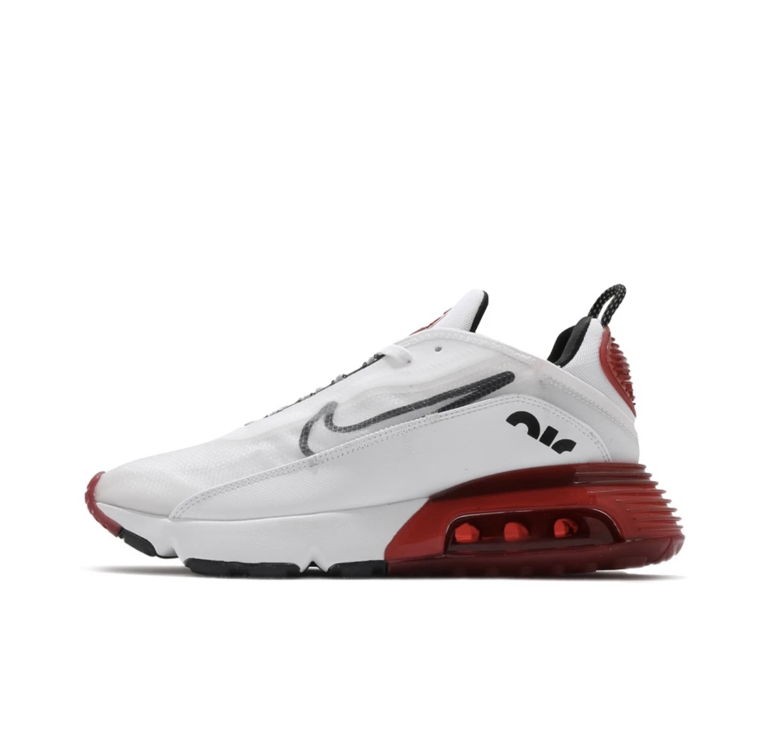 40.5码/内长255 全新正品NikeMax 2090跑步鞋白红DC9180-106