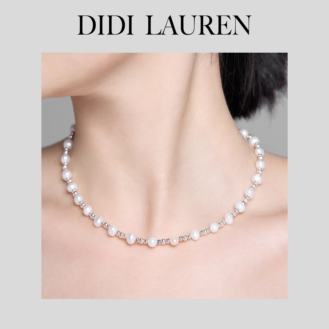 925银银制品 DIDI LAUREN“告白”高级轻奢设计感珐琅项链（可调节）