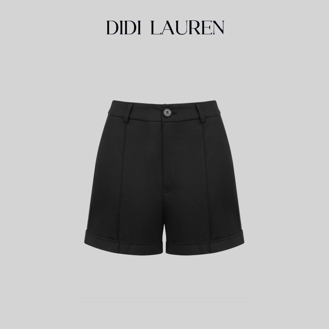 DIDI LAUREN“唐顿庄园”经典款百搭纯色短裤