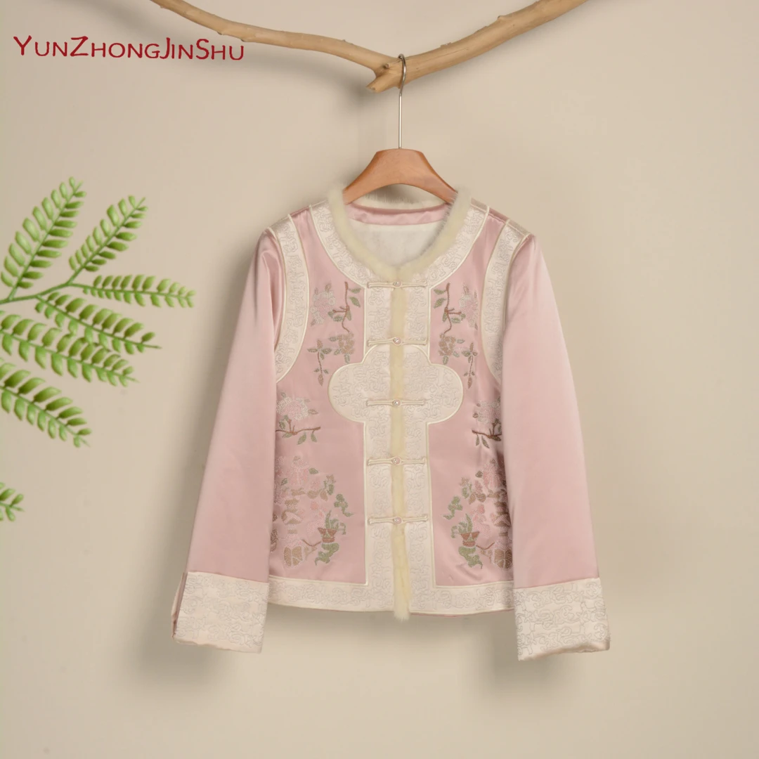 菱花镜！【云中锦书-新国潮系列】新中式国风重工刺绣高级气质棉外套
