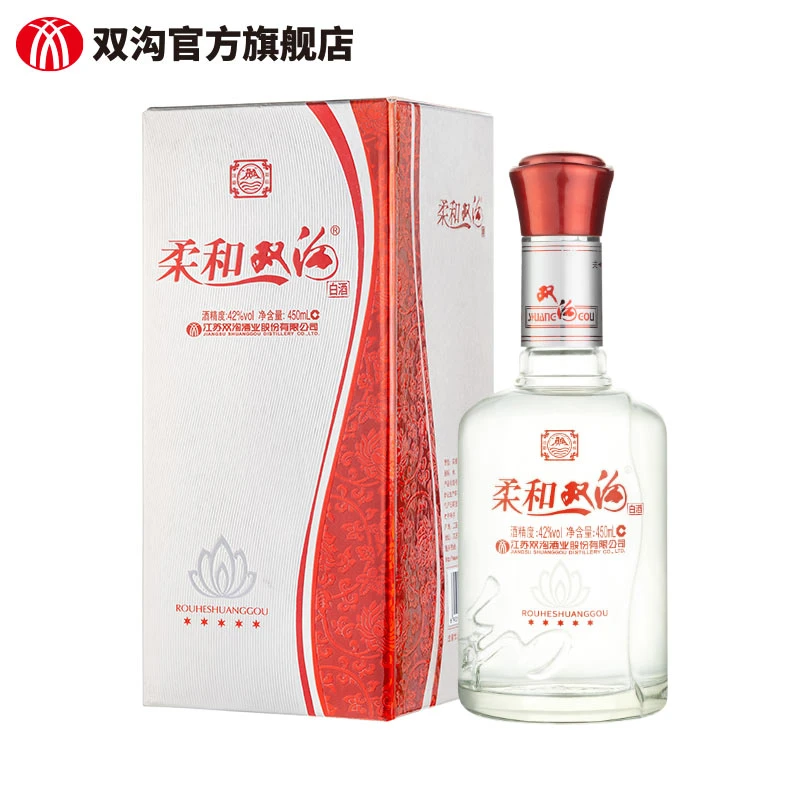 双沟【积分换购】柔和双沟 五星 单瓶浓香型白酒商务宴会42度450ml