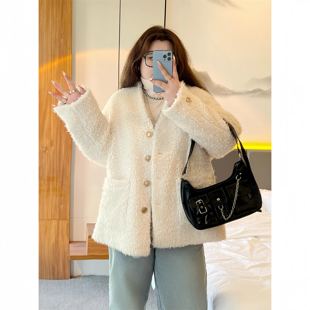 【晓晓家】断码捡漏~翘班女主 / 气质名媛款羽绒毛毛外套8923花契