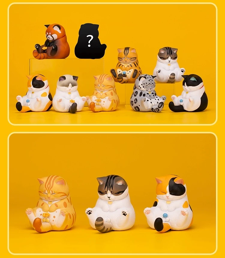 【现场拆盒】盯裆猫2代系列/盲盒手办摆件！