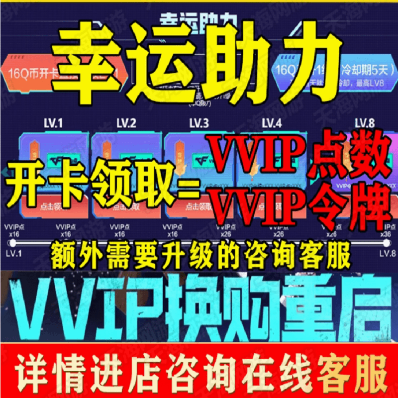 CF穿越火线英雄级武器VVIP换购重启开卡升满等级点数令牌点券活动