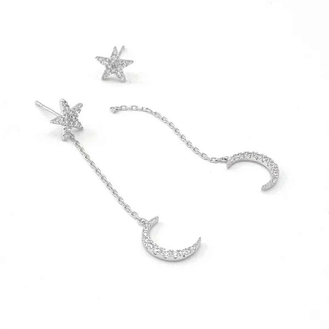 925银耳饰 木木（Q1178）925银耳钉 养耳洞