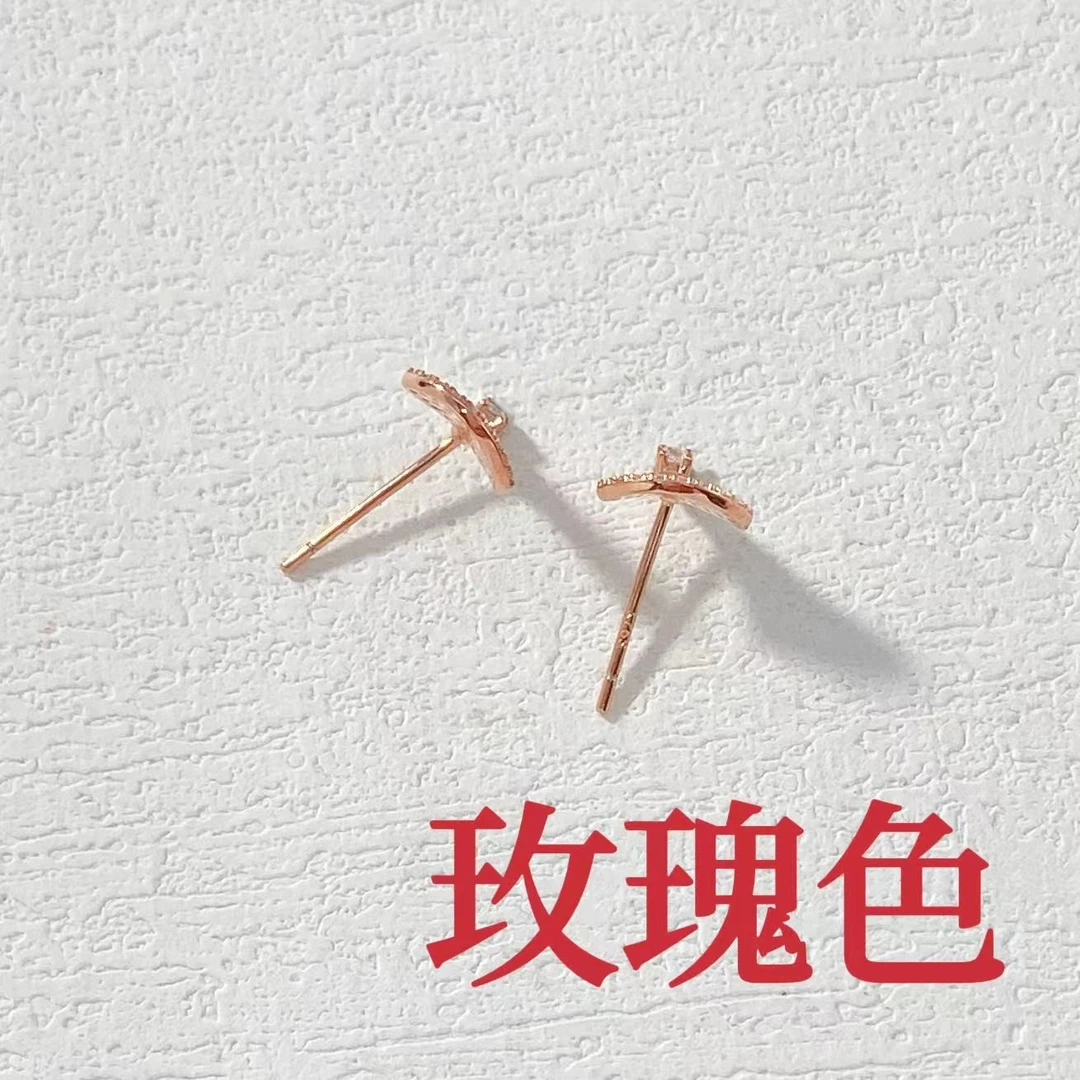 925银耳饰 木木（LY1708）925银耳钉 养耳洞