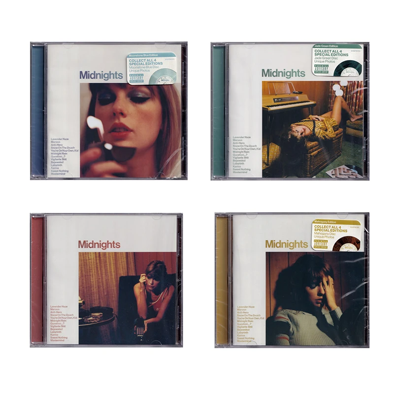 「美版」霉霉专辑 Taylor Swift Midnights 月石蓝 CD