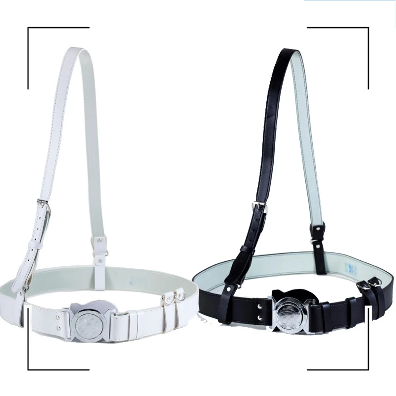 2011式保安腰带斜挎武装外腰带 黑色白色执勤巡逻皮带物业保安腰