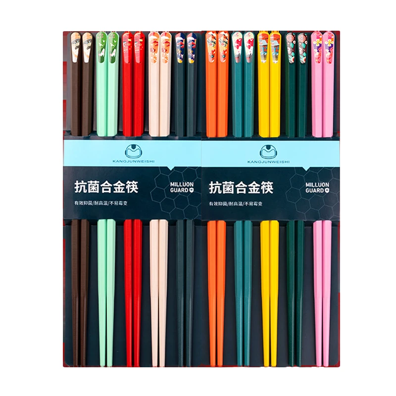 家用筷上档次网红餐具高档防滑日式防霉可爱创意国潮风防烫防潮