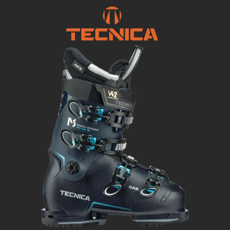 意大利泰尼卡Tecnica 女士初级双板滑雪鞋mach系列85硬度舒适保暖