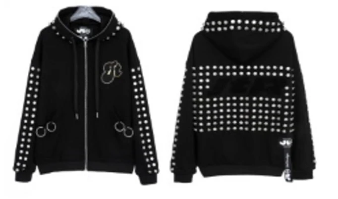 ooxoo70608潮牌铆钉外套