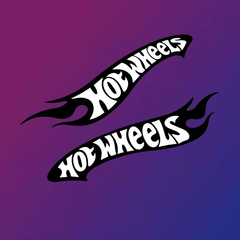 汽车模型贴纸 风火轮 Hot Wheels车迷爱好者贴画摩托车装饰反光贴