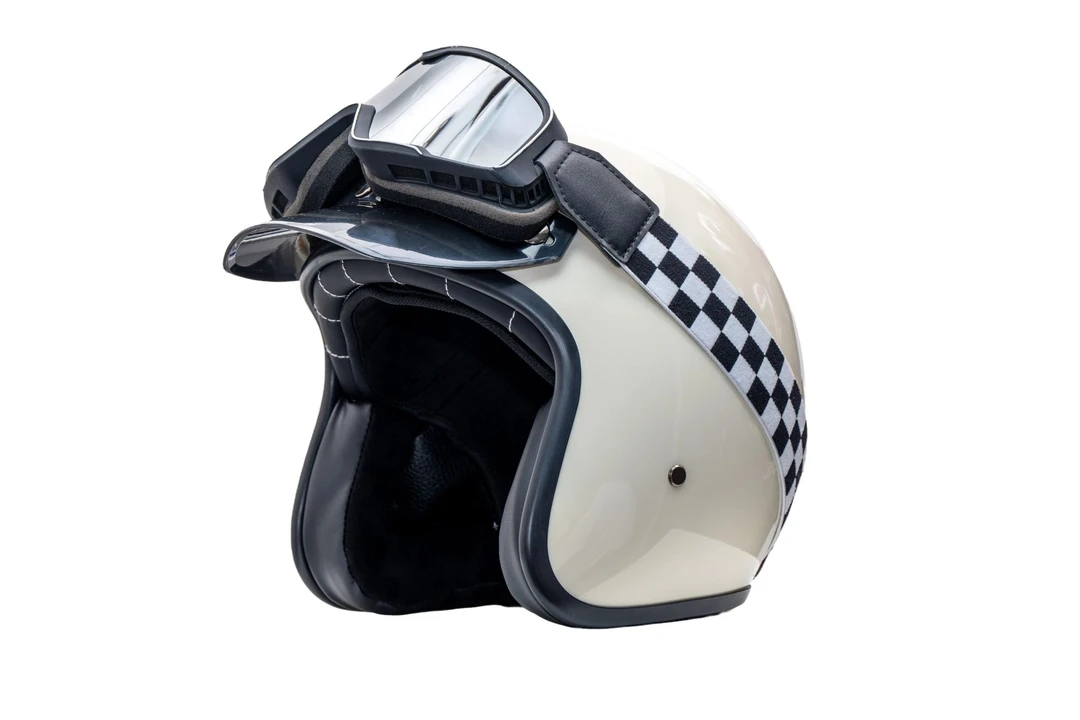 网红3/4盔复古摩托踏板巡航男女3C认证情侣机车摩托车头盔男款