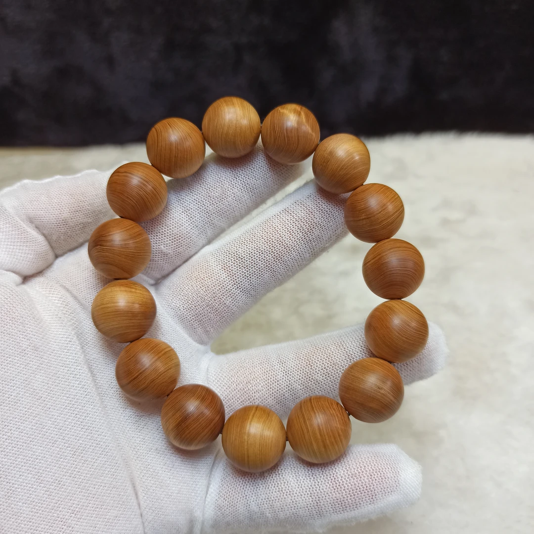 太行崖柏手串尺寸1.6cm崖柏陈化料手串