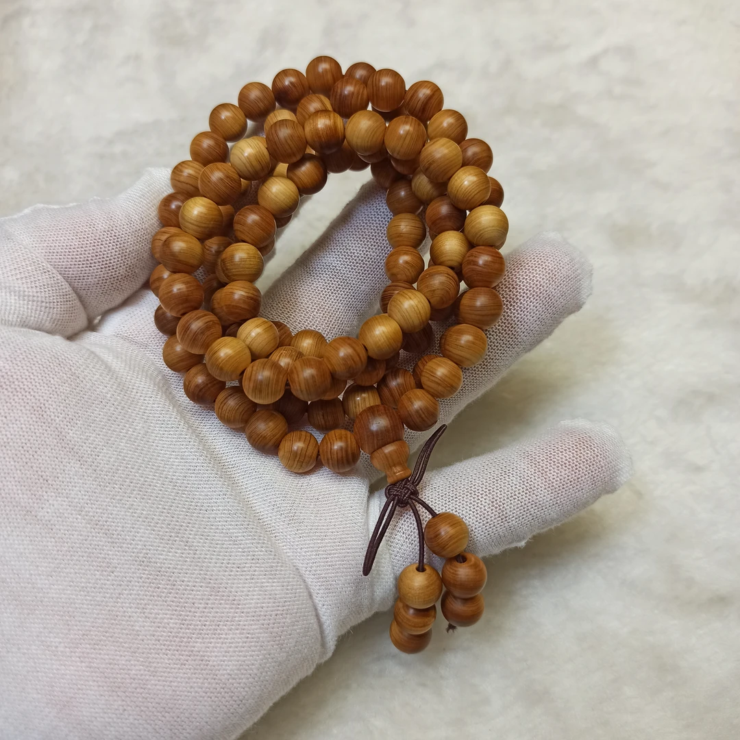 太行崖柏108颗手串崖柏陈化料手串