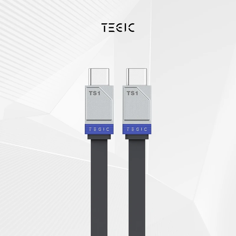 TEGIC PD快充100W硬盘风设计 typeC转typeC 数据传输通用zz