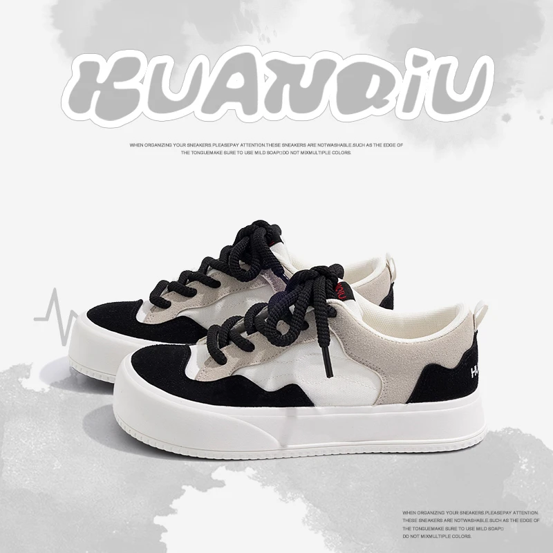 环球多巴胺帆布鞋女2024夏季新款厚底女鞋百搭休闲ins潮学生板鞋