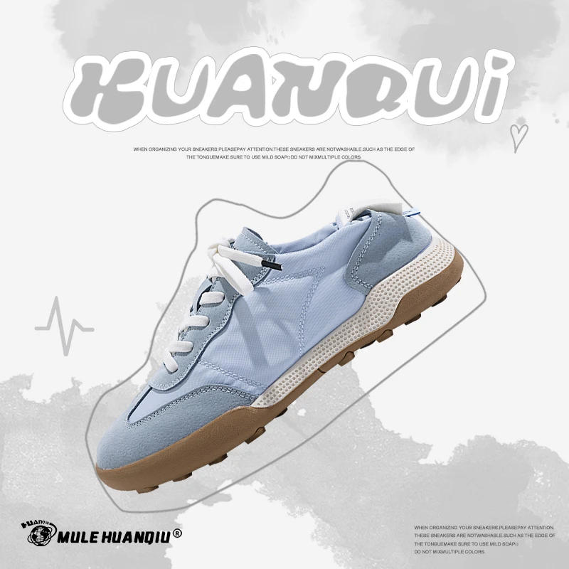 环球小白鞋女2025秋季新款轻便德训鞋百搭休闲韩版潮流运动板鞋子