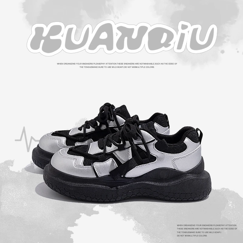 环球厚底老爹鞋女ins潮2024春季新款百搭小众设计休闲玛丽珍女鞋