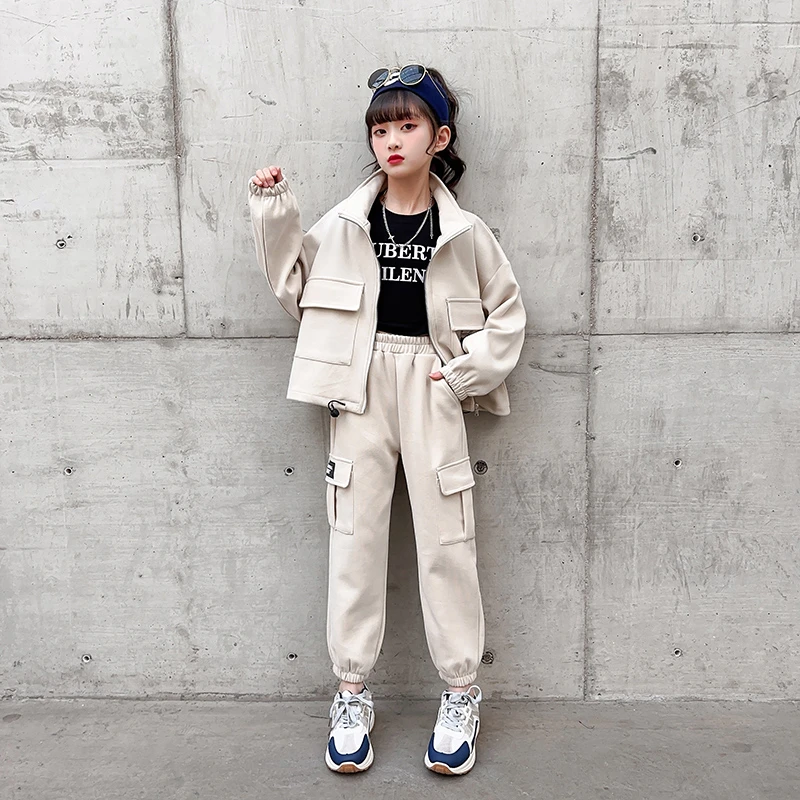 女童春装套装2024新款爆款洋气女孩时髦中大童6-12岁韩版15岁儿童