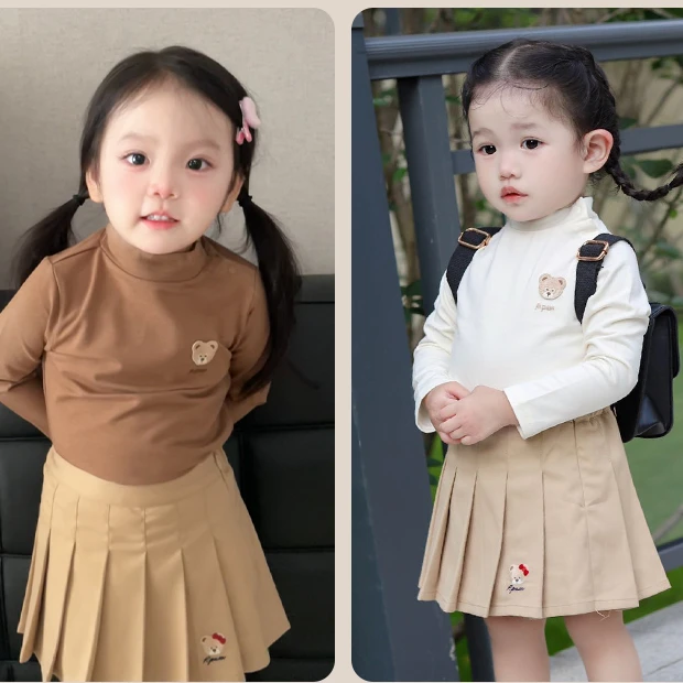 【达人专属】PawinPaw秋款长袖半高领时尚保暖T恤PCLWE4961E