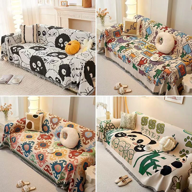 2025年新款防尘沙发套罩沙发盖布沙发巾四季通用全盖毯毛毯一片式