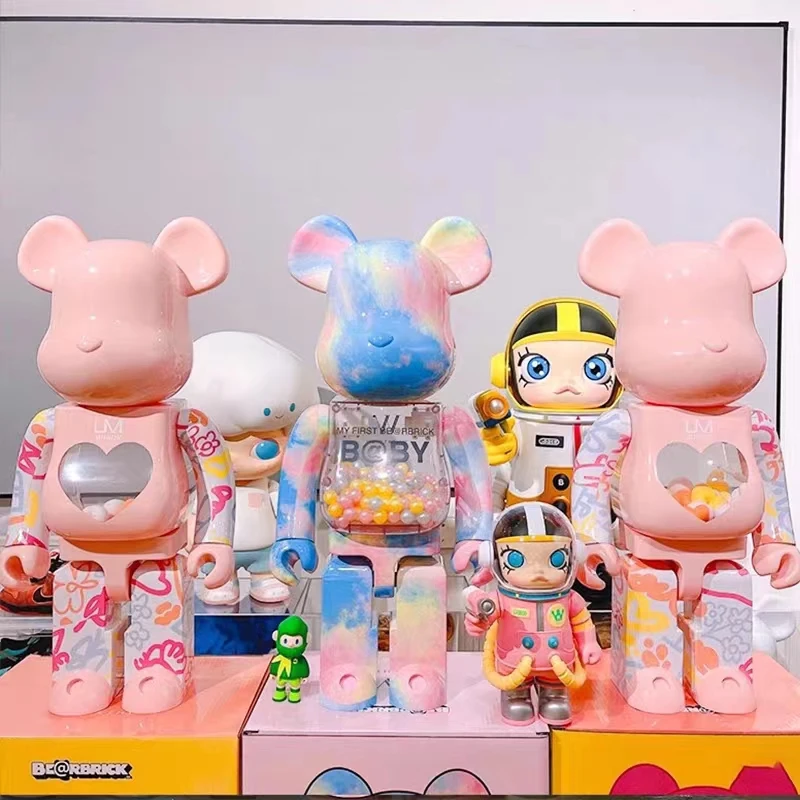 积木熊bearbrick澳门限定UM彩蛋棉花糖巧克力暴力熊摆件客厅手办