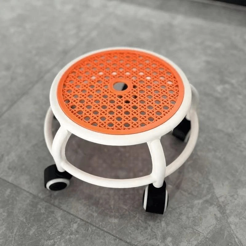 万向轮小矮凳静音轮旋转擦地矮凳美甲修脚凳滑轮带娃学走路凳宿舍