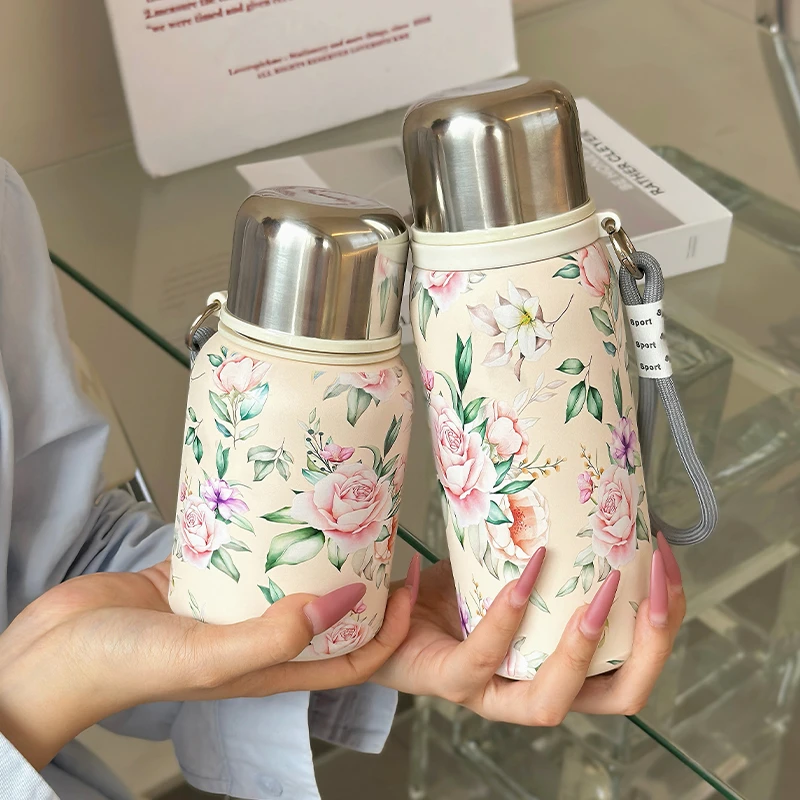 国风316保温杯复古家用保温壶焖泡杯保冷女士专用款便携瓶暖水壶