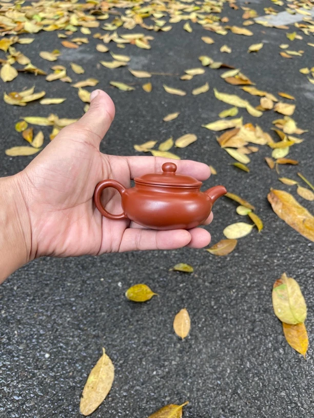 仿古款手拉壶！容量120毫升，朱泥！做工精细！出水爆爽茶具小容量