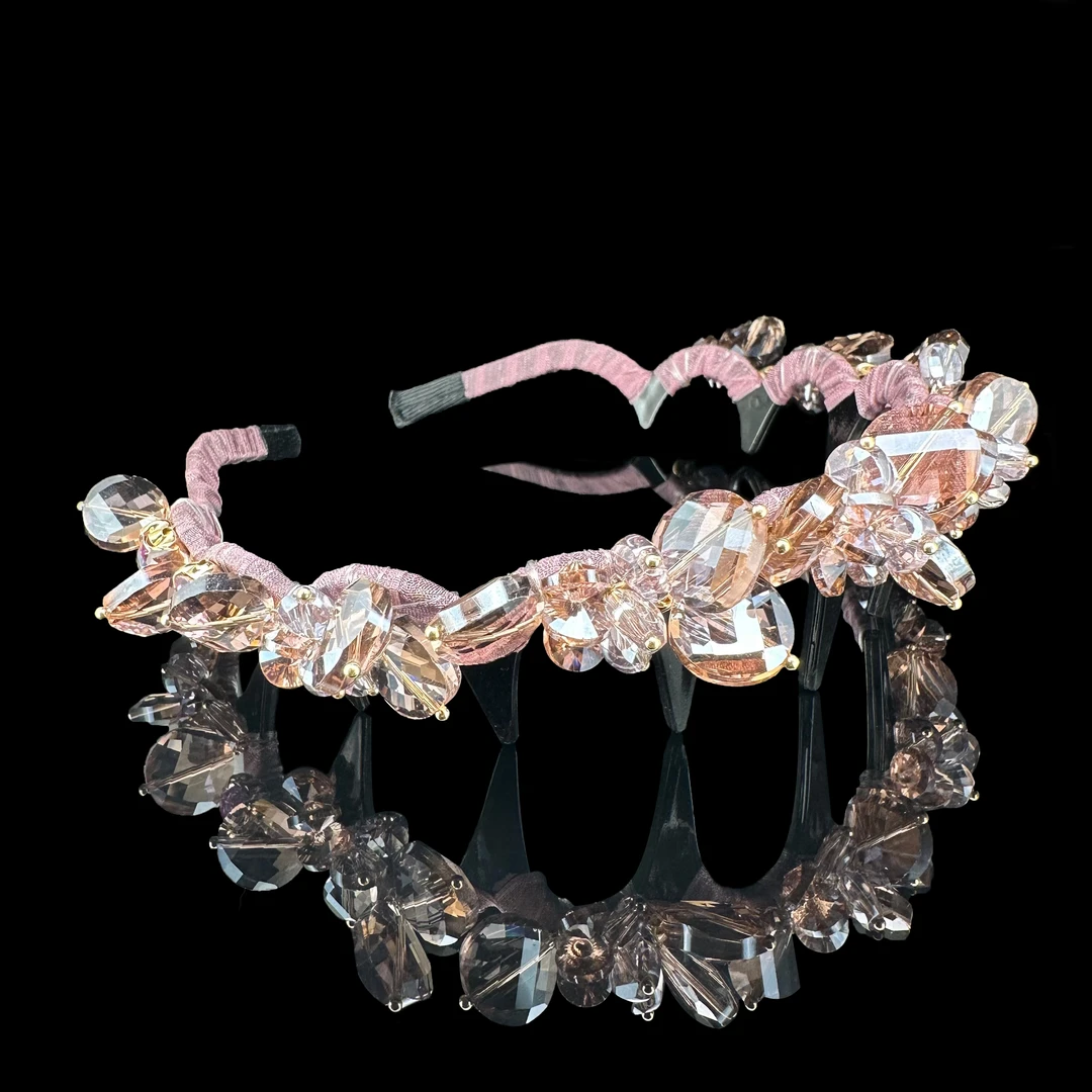 7574紫色（大）仙气飘飘气质发箍