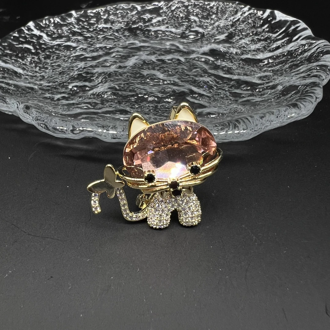 任珍  1420 可爱小猫咪胸针