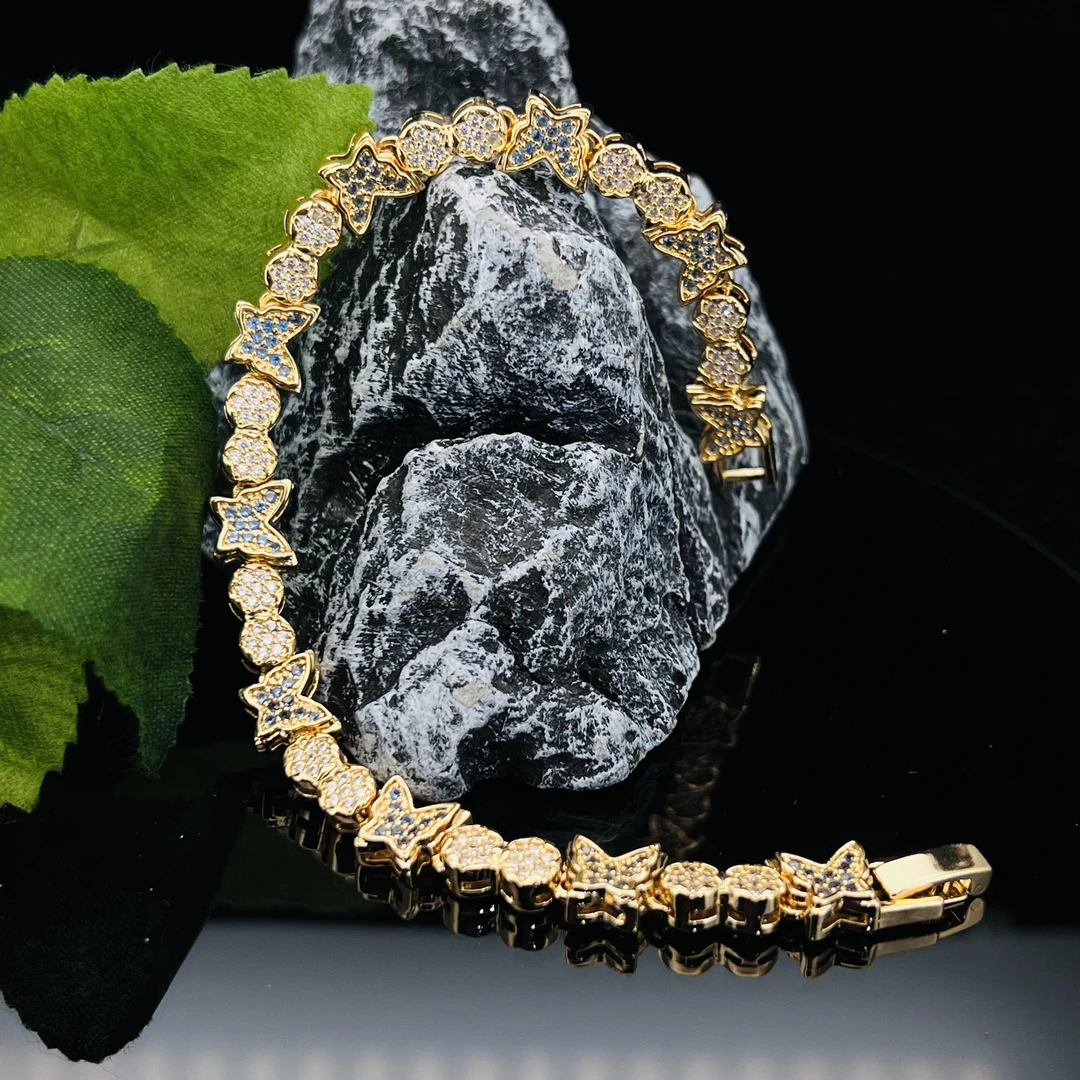 5022蓝色蝴蝶手链