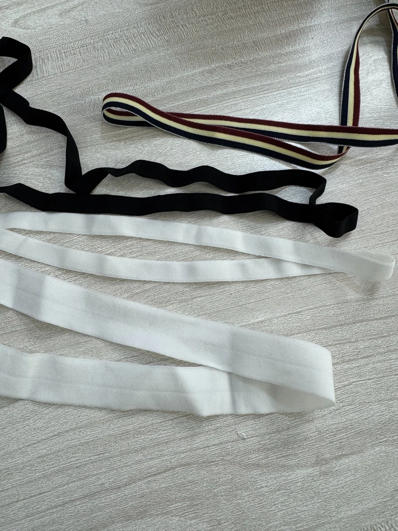 1厘米代替码边2厘米对折弹力包条