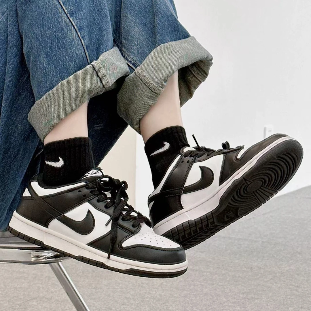 (宇露断码）36码Nike耐克Dunk Low GS 黑白熊猫CW1590-100