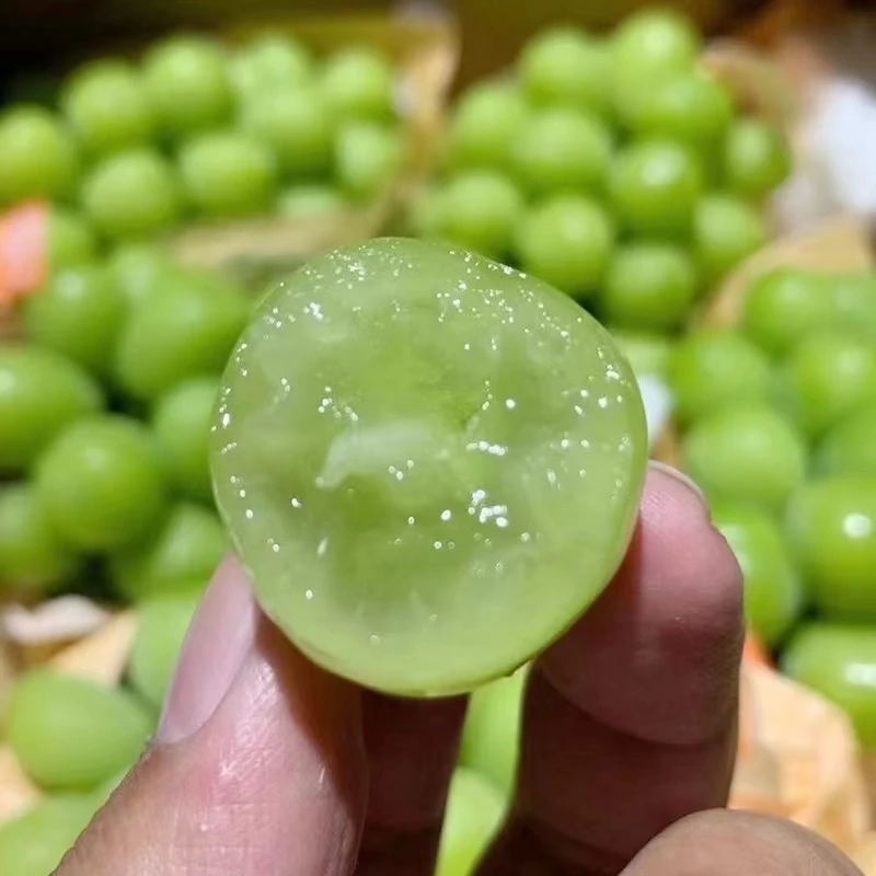 阳光玫瑰绿色生态口感不错皮薄，肉鲜，味道不错