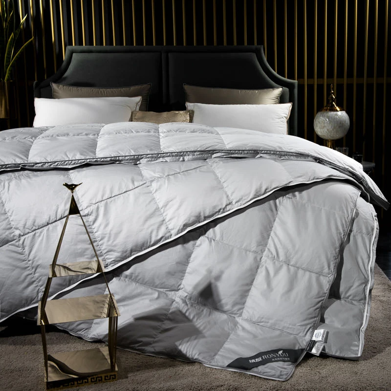 【到手两床】白鹅绒春秋被300g＋纤维被2500g【二合一】