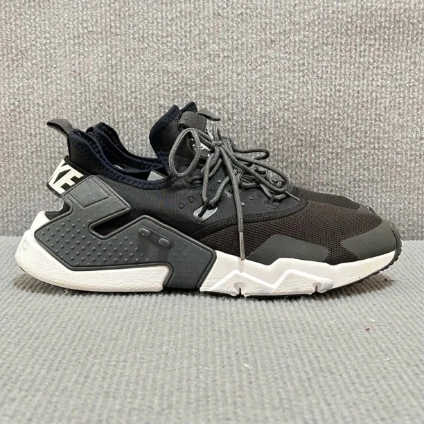 41码 Nike Air Huarache Drift 华莱士 运动 跑鞋 黑灰 二手90新