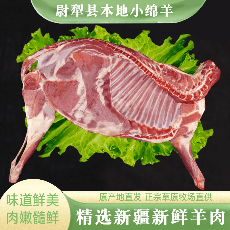 正宗新疆尉犁县新鲜本地小山羊肉肉质鲜嫩分割现宰冷冻包邮精选