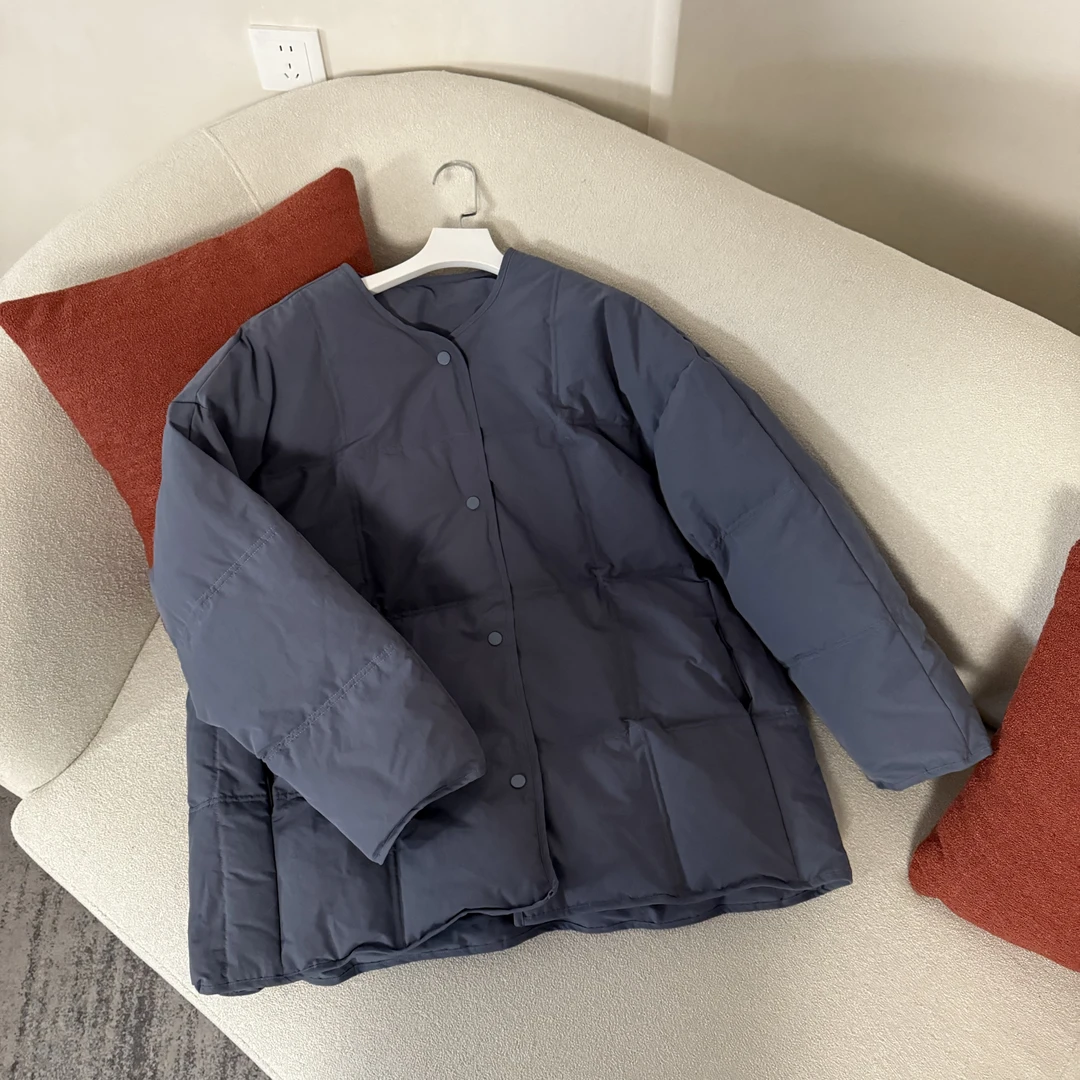 【DTWW大头韦韦】泡芙/冬季大方格显瘦百搭加厚棉衣外套203419