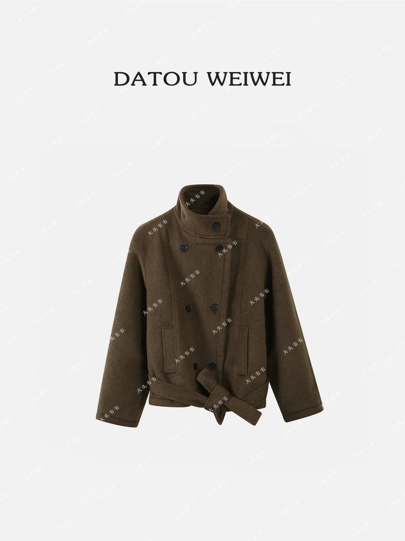 【DTWW大头韦韦】冬季呢料加厚休闲棉衣外套712205