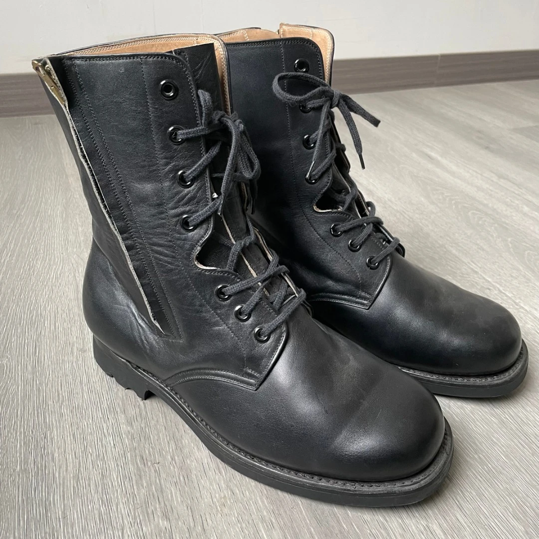 *短筒冬季飞靴男士保暖休闲时尚 英伦风舒适百搭马丁靴 高帮短靴