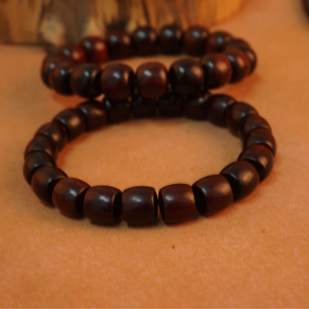 印度小叶紫檀 带星精工 拆房老料10*11直切单圈