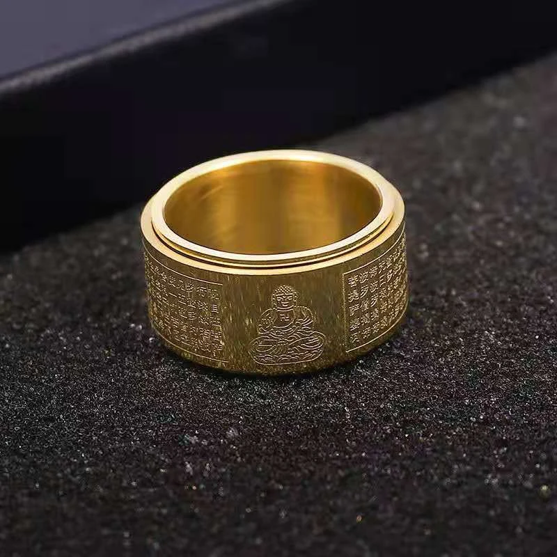 钛钢戒指 生肖戒指系例十二生肖可转动男女同款戒指环男士男士