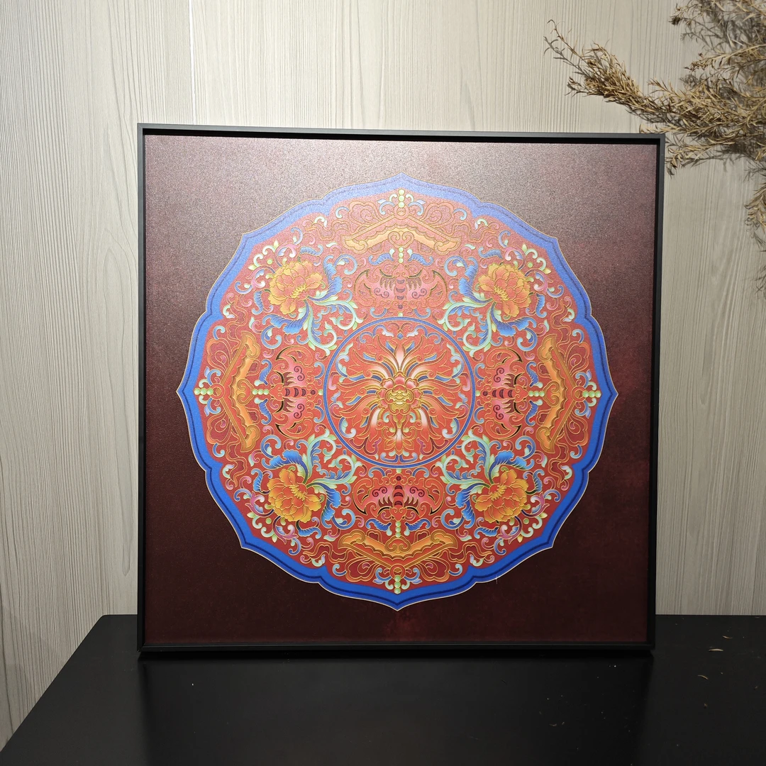 玄关肌理画装饰画过道走廊立体感砂岩肌理画抽象挂画高级感壁画